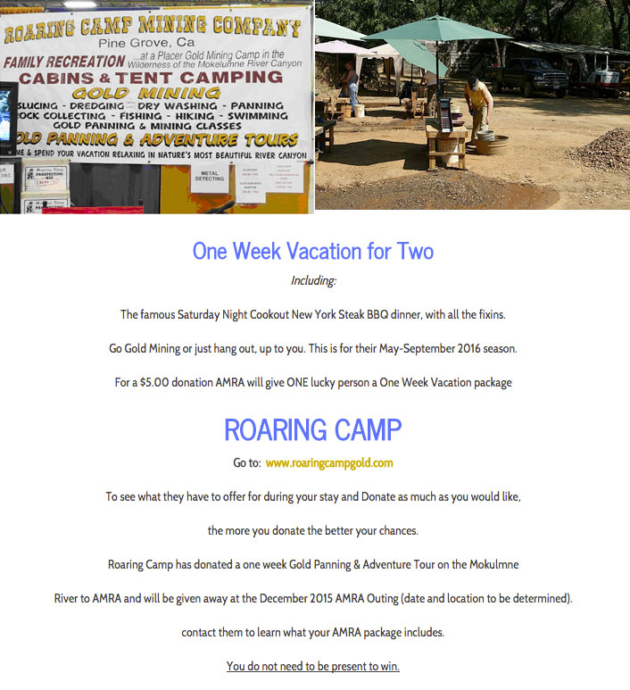 Roaring Camp Week of Mining